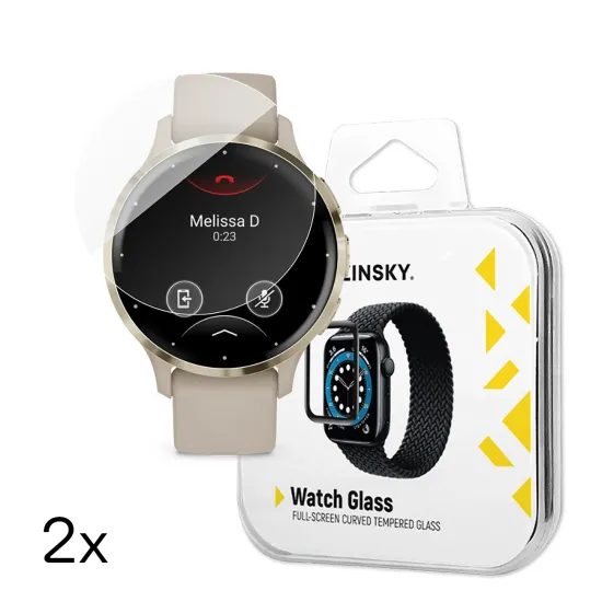Wozinsky Watch Glass σκληρυμένο γυαλί, Garmin Venu 3S 41mm, 2 τεμάχια