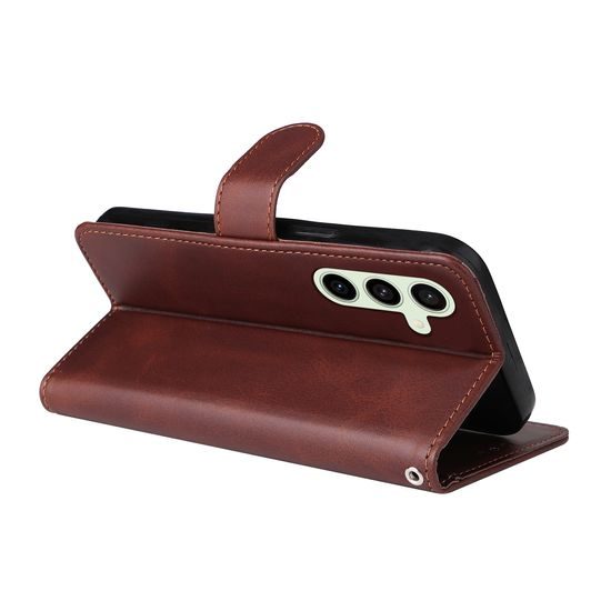 Magnet Case, Samsung Galaxy S24 FE, hnedý