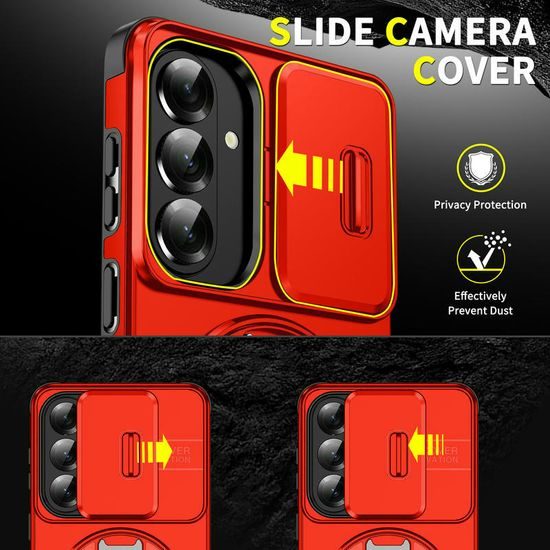 Etui Camslide Stand, Samsung Galaxy S26 Plus, czerwone