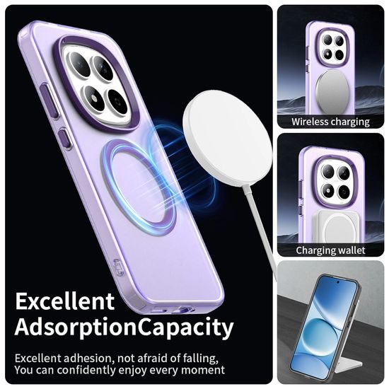 Techsuit CandyCase MagSafe, Xiaomi Redmi Note 15 Pro 5G, fialový