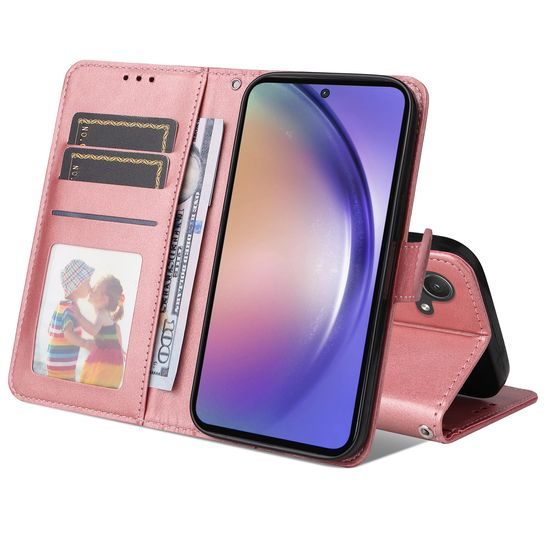 Θήκη Magnet, Samsung Galaxy A55, ροζ