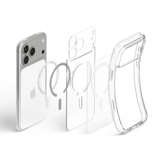 Spigen Ultra Hybrid Mag s MagSafe, iPhone 17 Pro Max / 18 Pro Max, biely