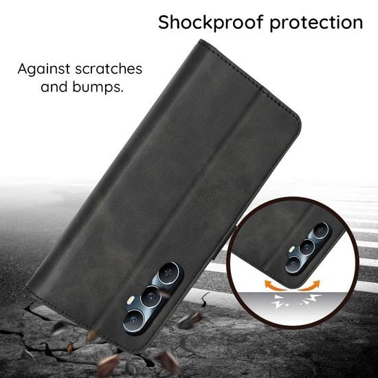 Techsuit Diary Book, Samsung Galaxy A37 5G, μαύρο