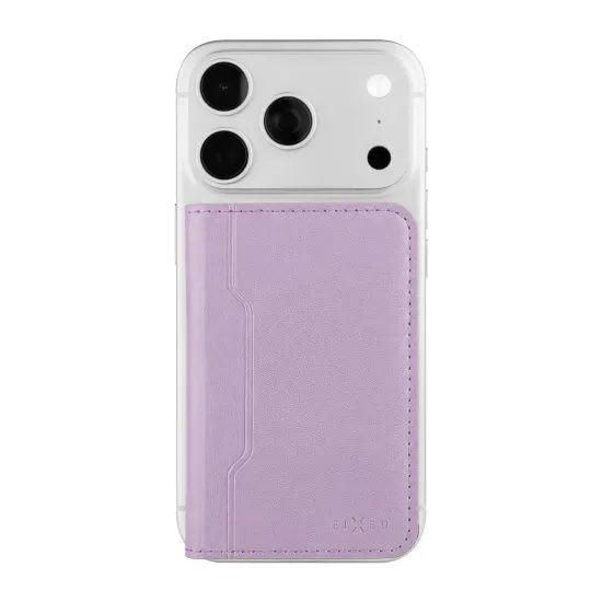 FIXED MagWallet Fold pénztárca MagSafe-fel, világos lila