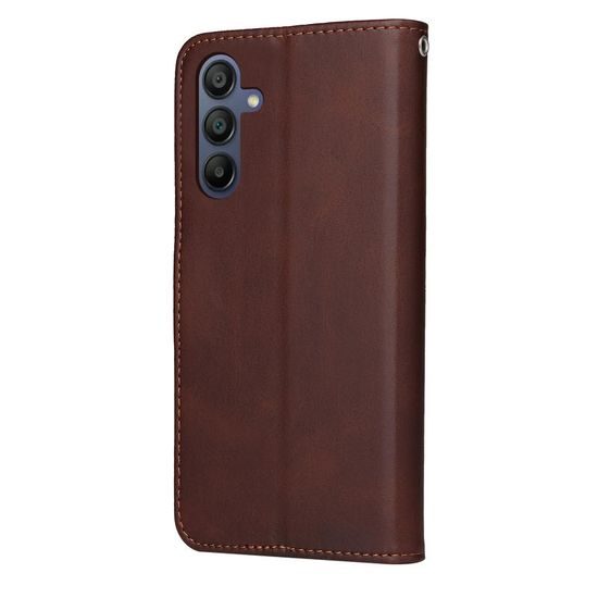 Samsung Galaxy A18 ümbris – Magnet Case nahkümbris – pruun