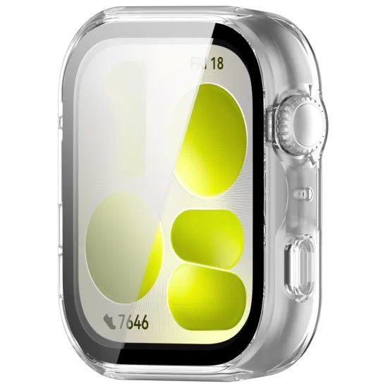 Tech-Protect Defense360 Schutzhülle für Huawei Watch Fit 5 - Mit integriertem Panzerglas - Transparent