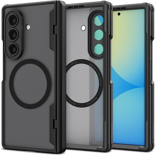 Samsung Galaxy Z Fold 8 Ultra ümbris – Spigen Ultra Hybrid Mag MagSafe'iga – frost black
