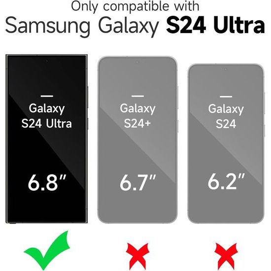 Suritch MagSafe 360 Kickstand obal Samsung Galaxy S24 Ultra, černý