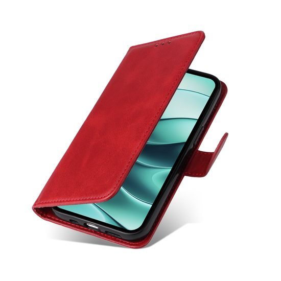 Μαγνητική Θήκη, Xiaomi Redmi Note 14 5G, Κόκκινη