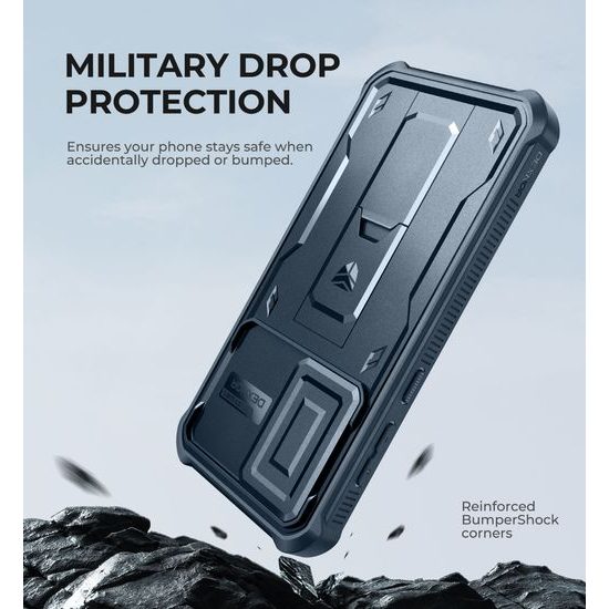 Dexnor 360 Kickstand Camprotector Θήκη Samsung Galaxy A56, Μπλε