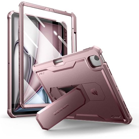 Dexnor 360 Kickstand Hülle für iPad Air 13 2024, Rosa