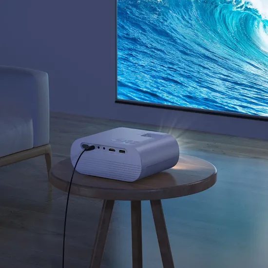 Hoco Bluetooth Wi-Fi projektor 720P DT1, biely