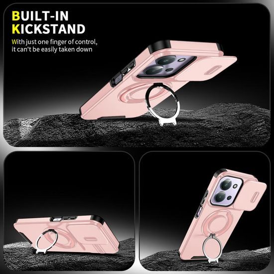 Camslide Stand Hülle, Xiaomi Redmi 15C, rosa