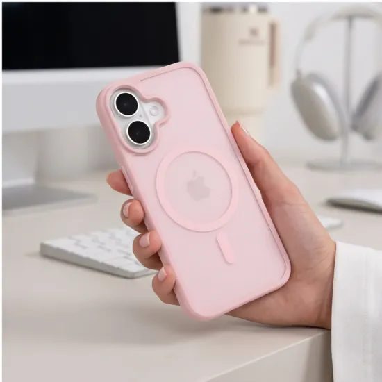 Tech-Protect BasicMag MagSafe ümbris iPhone 17 – roosa