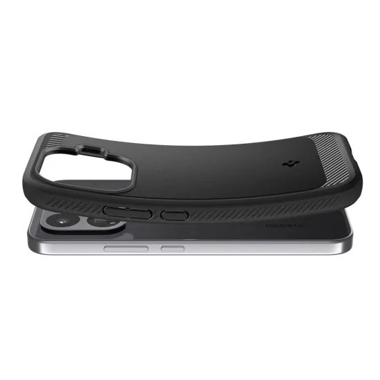 Xiaomi 17T ümbris – Spigen Rugged Armor – must
