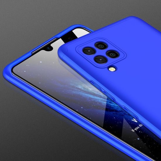 Husă 360° pentru telefon Samsung Galaxy A42 5G, albastră