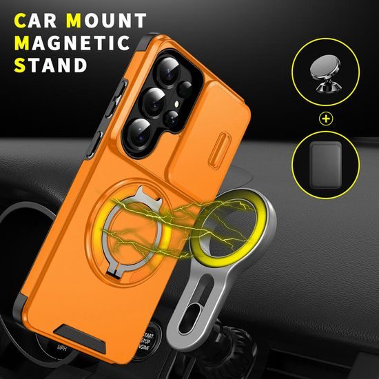 Θήκη Camslide Stand, Samsung Galaxy S26 Ultra, πορτοκαλί