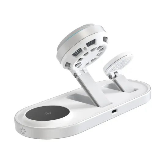 Tech-Protect A51 ArcticBoost 3in1 Kabelloses MagSafe Ladegerät - 25 W - Qi 2.2 - Weiß