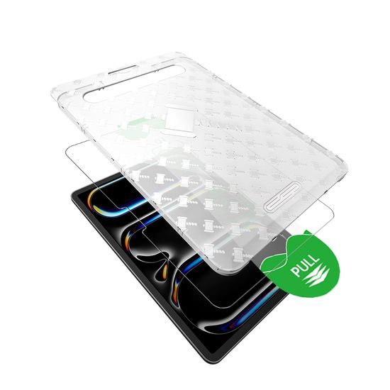 Σετ 2 Σκληρυμένων γυαλιών για tablet με εφαρμοστή, iPad Air 6 13" 2024 / 2025