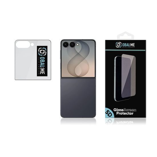 OBAL:ME 5D Tvrzené Sklo pro Samsung Galaxy Z Flip 8, černé