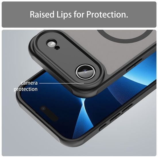 Techsuit HaloFrost II MagSafe, iPhone Air, μαύρο