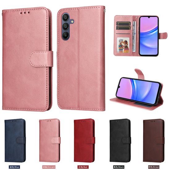 Samsung Galaxy A18 klappümbris Magnet Case – roosa