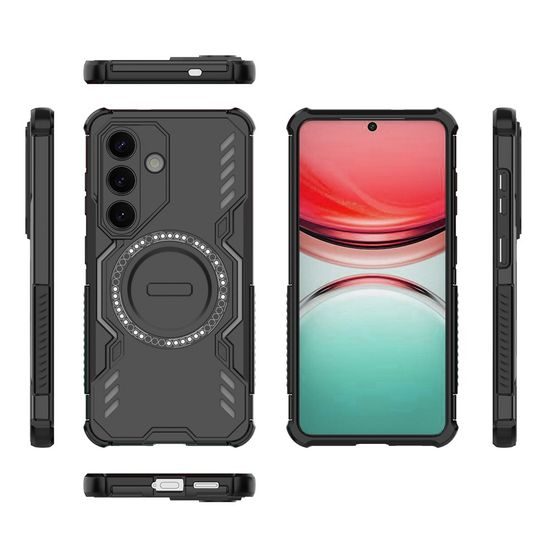 Techsuit ArmorMag Schutzhülle für Samsung Galaxy S26 - MagSafe kompatibel - Schwarz