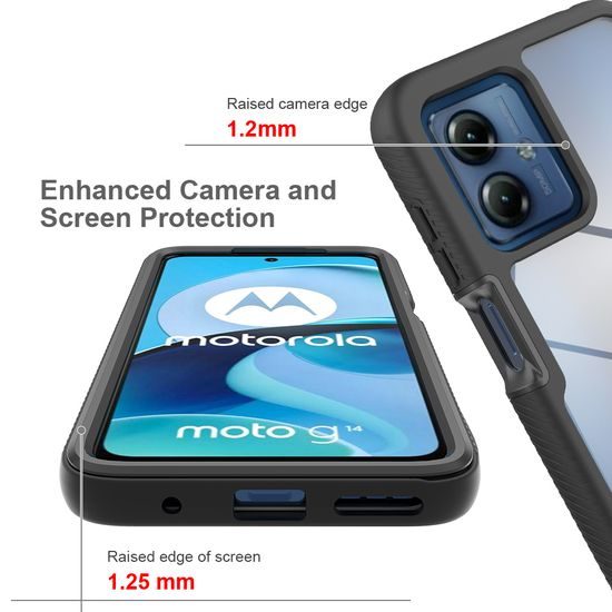 JP Defense360 tok, Motorola Moto G54, fekete