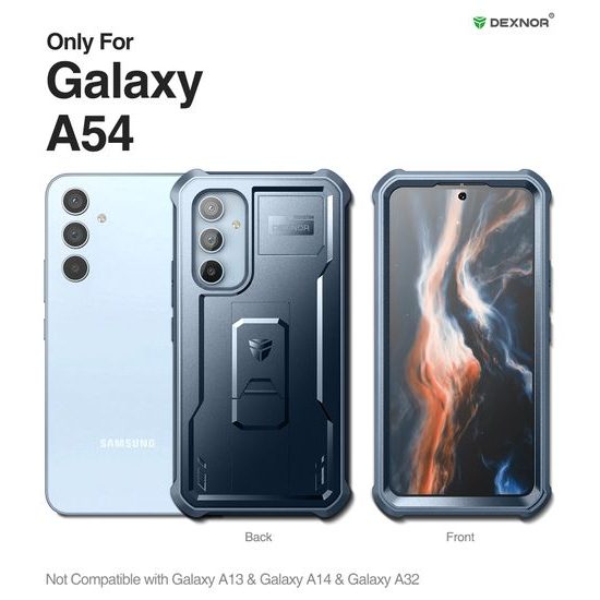 Dexnor 360 Kickstand etui Samsung Galaxy A54, moder