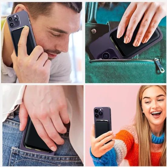 Tech-Protect MagWallet MagSafe Καθολικός μαγνητικός θήκη καρτών, πορτοκαλί