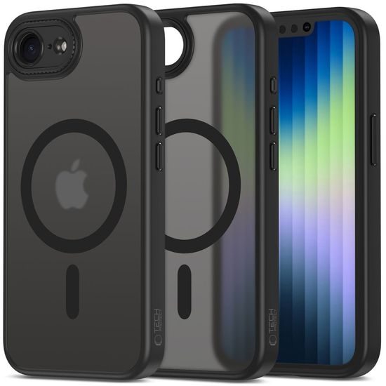 Tech-Protect MagCam MagSafe, iPhone 16e, čierny matný