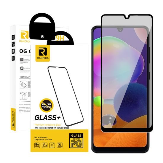 Samsung Galaxy A22 5G privatumo apsauginis stiklas – 5D grūdintas stiklas