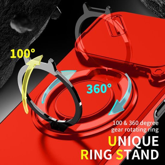 Θήκη Camslide Stand, iPhone 17 Pro, κόκκινη