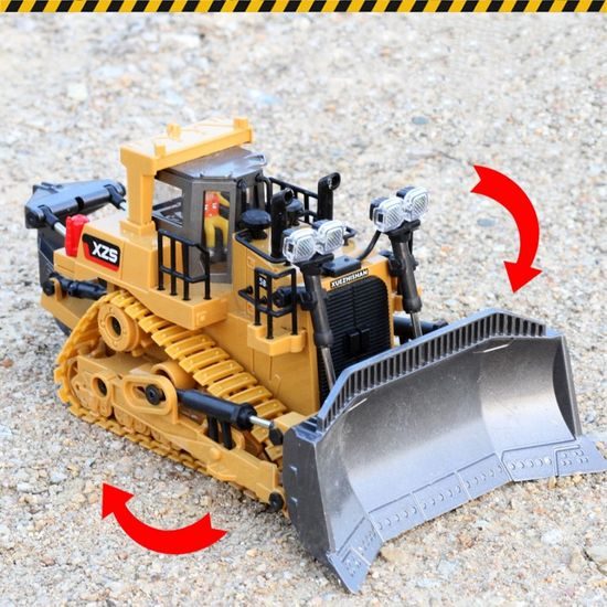 RC Buldozer 1:20 2.4GHz stavební stroj s kovovou lžící