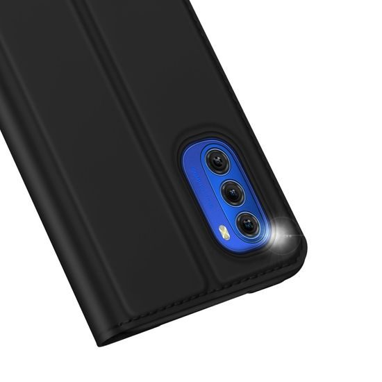 Dux Ducis Skin Pro, Klapphülle, Motorola Moto G51 5G, schwarz