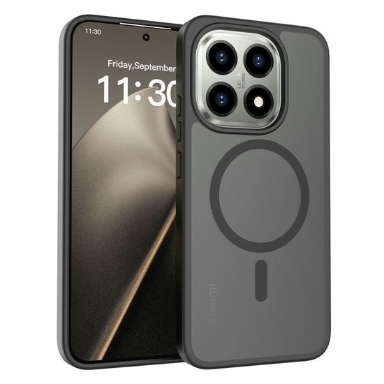 JP MagFit Colour MagSafe θήκη με μαγνήτη N52, Xiaomi 15T, μαύρη