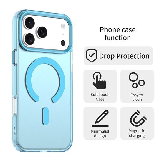 Techsuit CandyCase MagSafe, iPhone 17 Pro, μπλε