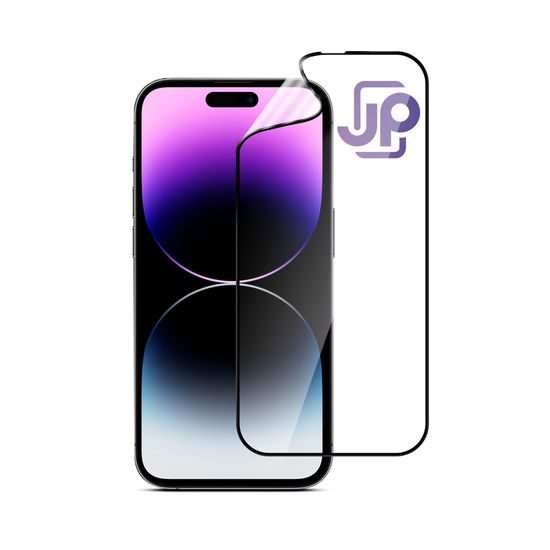 JP Nano 5D Tvrzené sklo Easy Box, iPhone 14 Pro Max, černé