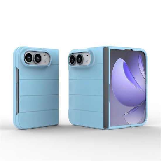 Magic Shield Case für iPhone Duo - Stoßfeste Schutzhülle aus TPU - Hellblau