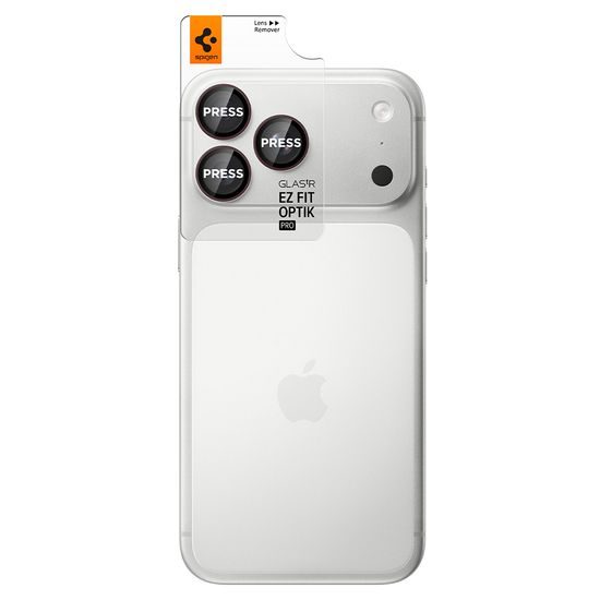 Spigen Optik.TR Ez Fit (AGL12044), ochrana fotoaparátu, 2 kusy, iPhone 18 Pro / 18 Pro Max, červená