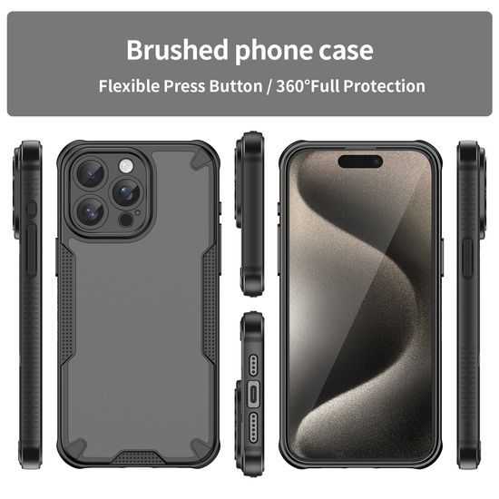 ArmorShield Hybrid Case, iPhone 15 Pro Max, μαύρο
