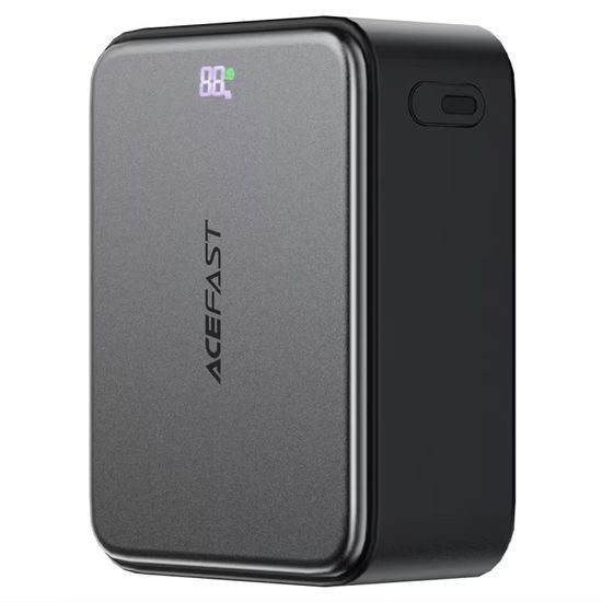 Acefast Powerbank M28 - 10.000 mAh - 2x USB-C + USB-A - met USB-C Kabel - 22,5W - Zwart