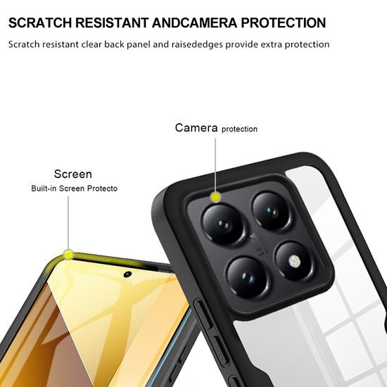 JP Defense colorful obal, Xiaomi 14T, černý