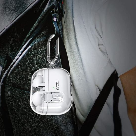 Tech-Protect FlexAir etui, Samsung Galaxy Buds 3 / 3 Pro, prozorno