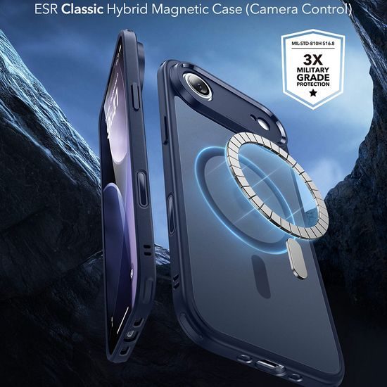 Θήκη ESR Classic Hybrid HaloLock MagSafe, iPhone Air, frosted blue