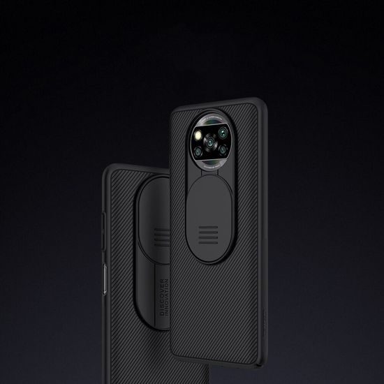 Nillkin Camshield, Xiaomi Poco X3 Pro / X3 NFC, crni