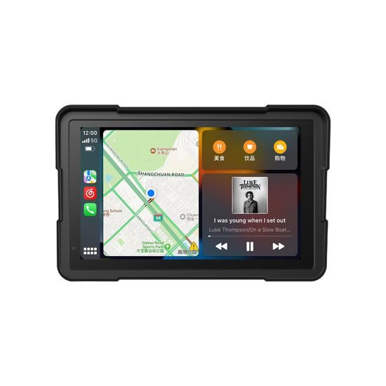 7" Motociklistički zaslon s bežičnim CarPlay i Android Auto, s GPS-om, TPMS-om i dvije kamere (1080P)