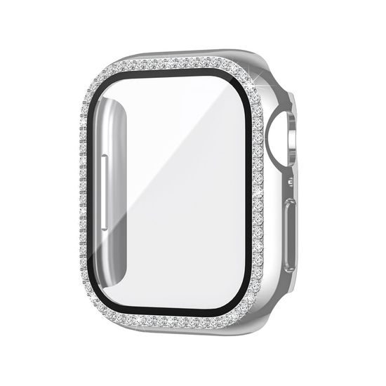 JP Watch Case Diamond, Apple Watch 10, 42 mm, ασημί