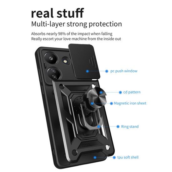 JP CamShield, Xiaomi Redmi 13C, μαύρο