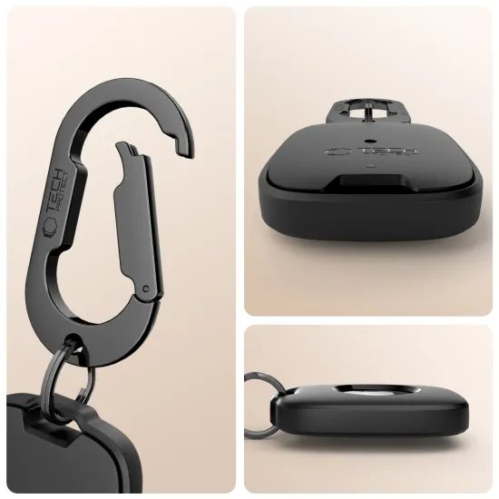 Tech-Protect Velar, Apple AirTag 1 / 2, μαύρο